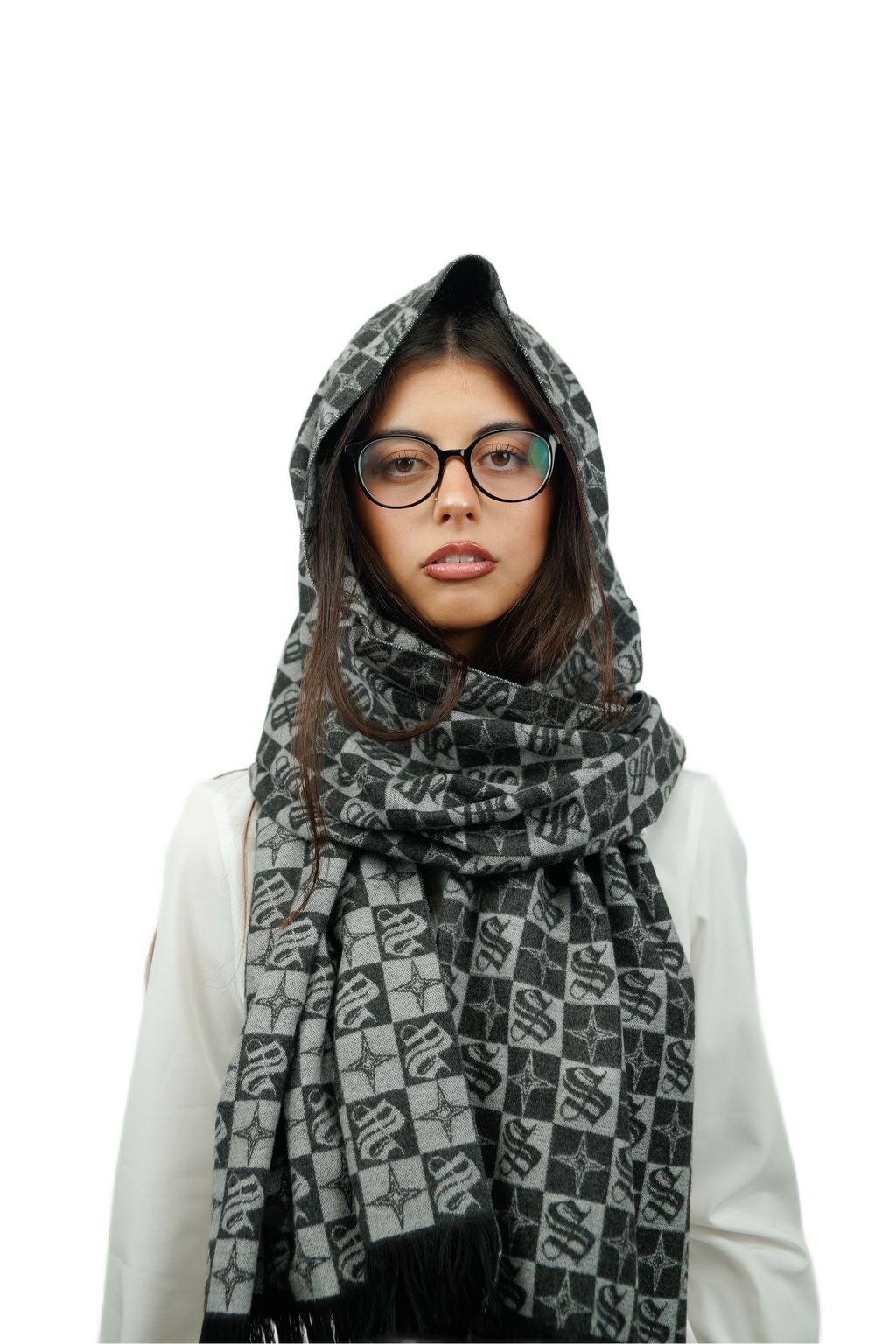 Pañuelo de Seda Negro PRESSENT - Colección Primavera