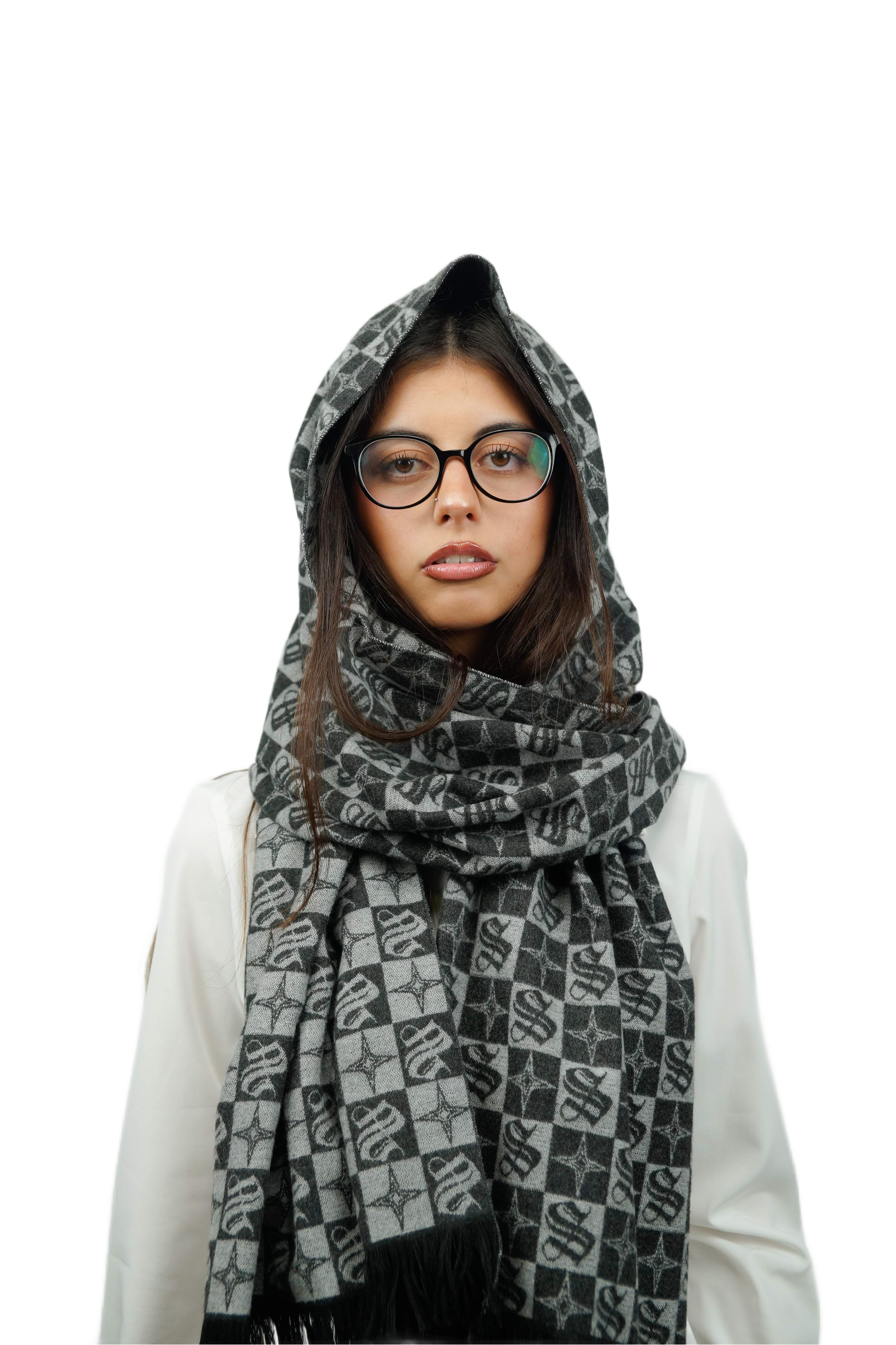 Pañuelo de Seda Negro PRESSENT - Colección Primavera