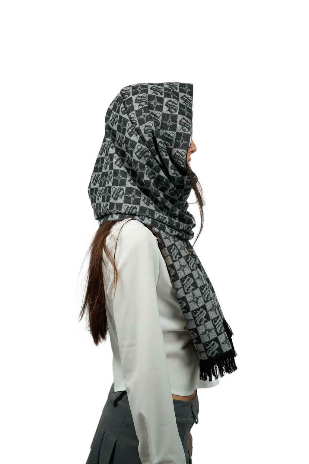 Pañuelo de Seda Negro PRESSENT - Colección Primavera