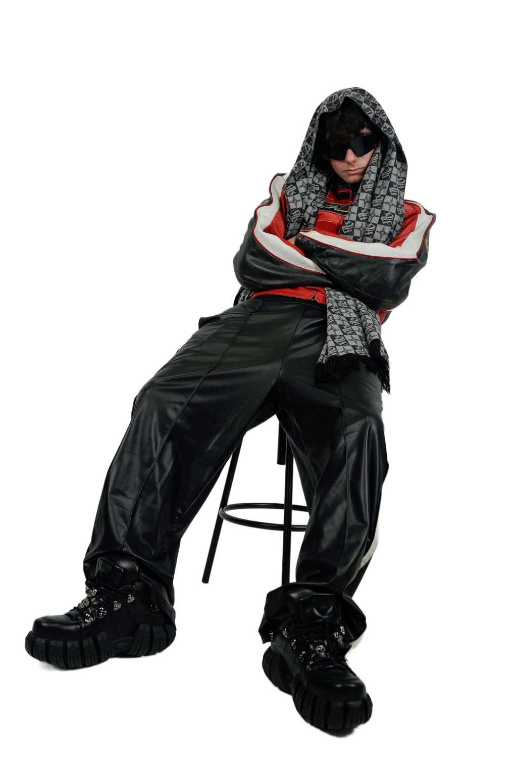 Pañuelo de Seda Negro PRESSENT - Colección Primavera